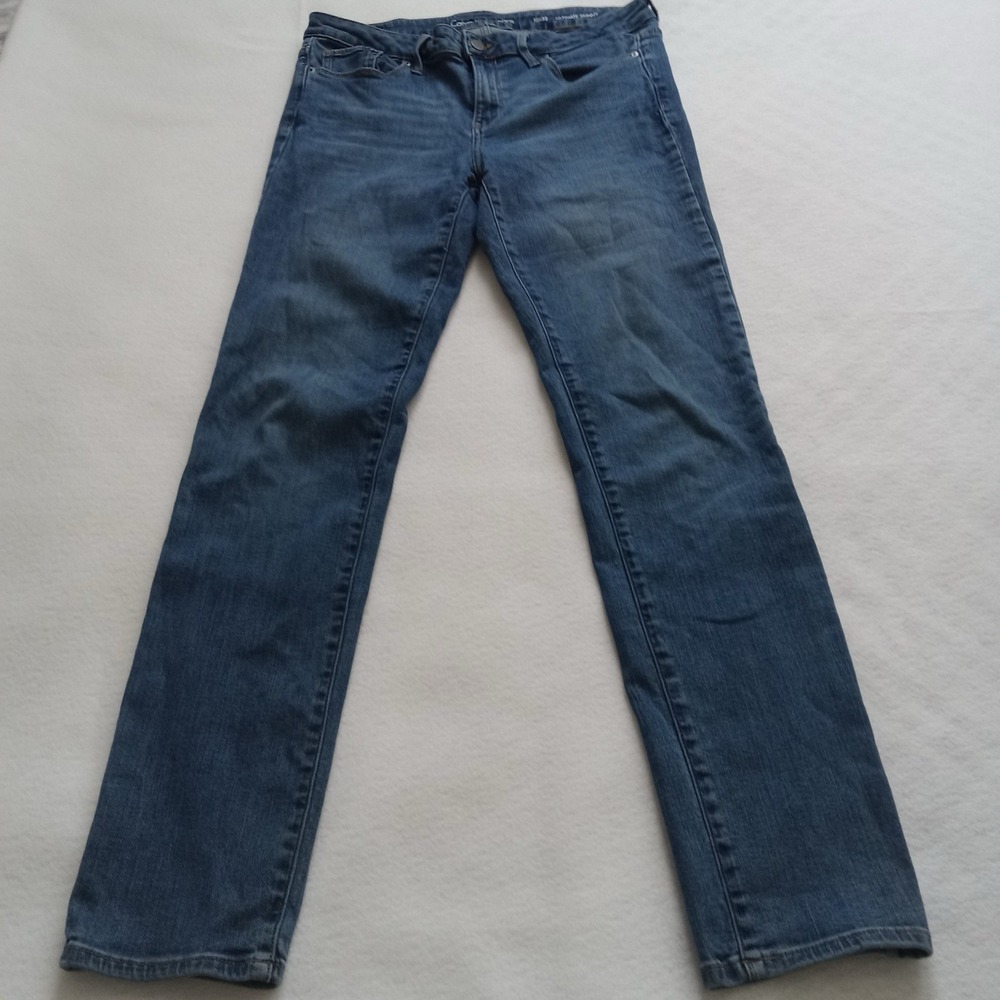 Calvin Klein Jeans Ultimate Skinny Blue Denim Stretch‎ Jeans 10X32 Mid Rise Slim